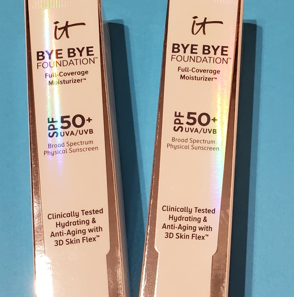 Bye bye foundation full coverage moisturizer